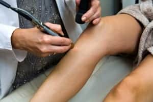 legs during hair removal