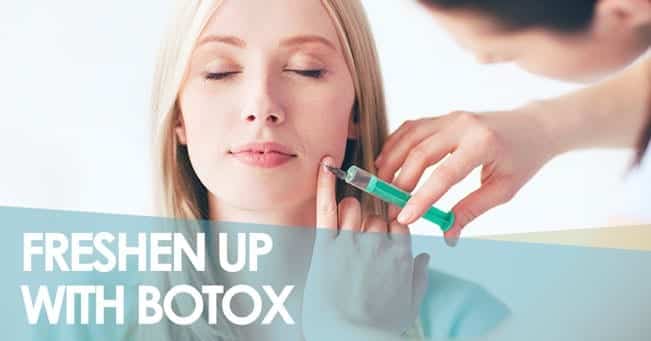 freshen up your look with botox flyer