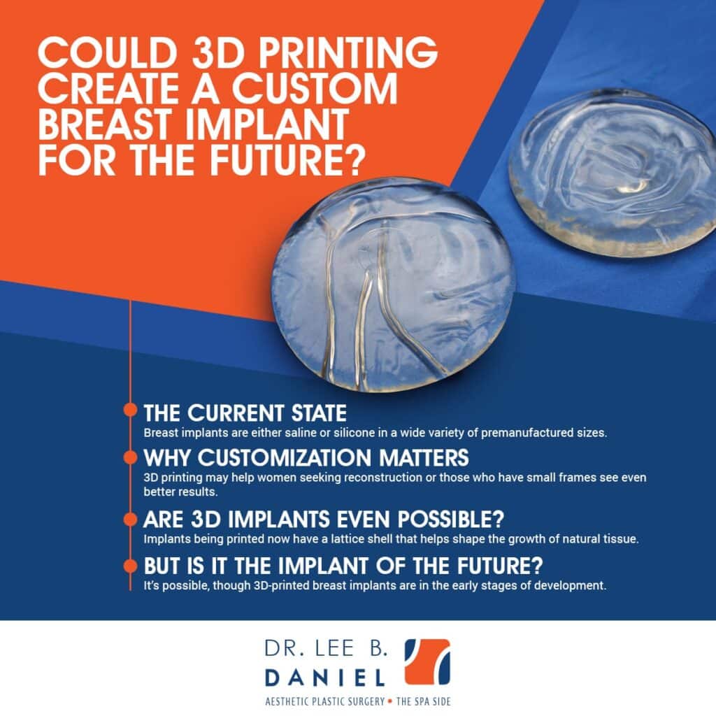 flyer about 3D printing and implants