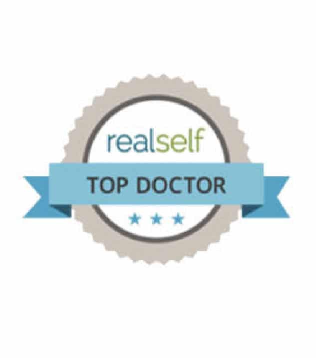 RealSelf Top Doctor badge