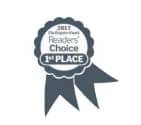 2017 readers choice badge