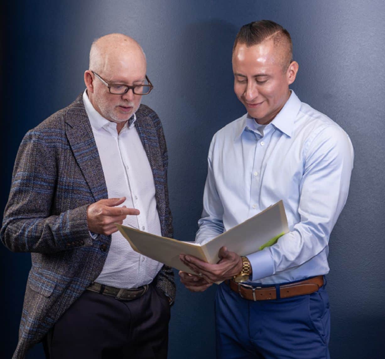 Dr. Lee Daniel with Jose Coats